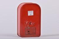 MONEY BOX: A circa 1950s German children's lithograph printed tin money box, 12cm high - 3