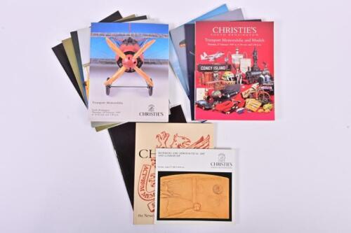 AUCTION CATALOGUES: A collection of 1990s Christie's South Kensington auction catalogue relating to aviation