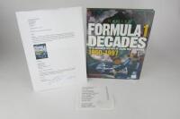 FORMULA 1: 'Formula 1 Decades' hardcover book. With multiple F1 driver signatures.