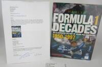FORMULA 1: 'Formula 1 Decades' hardcover book. With multiple F1 driver signatures. - 2