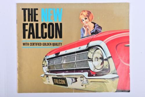 FORD: A 1964 Ford Australia 'THE NEW FALCON - WITH CERTIFIED GOLDEN QUALITY' sales brochure