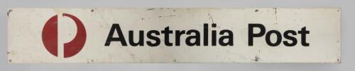 AUSTRALIA POST: An Australia Post tin advertising sign, 30 x 180cm