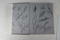 FORMULA 1: 'The Official Formula 1 Season Review 2011' hardcover book. F1 driver signatures including Barrichello, Ricciardo, Webber. - 2