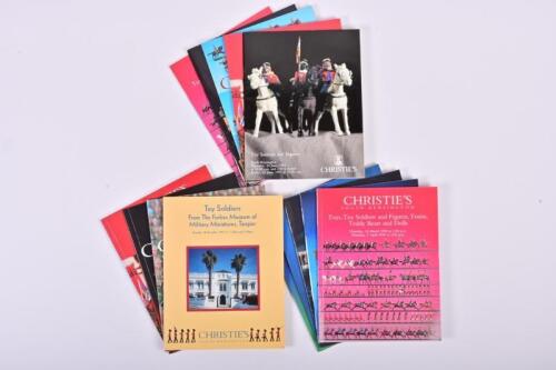 AUCTION CATALOGUES: A collection of 1990s Christie's South Kensington toy and dolls auction catalogues