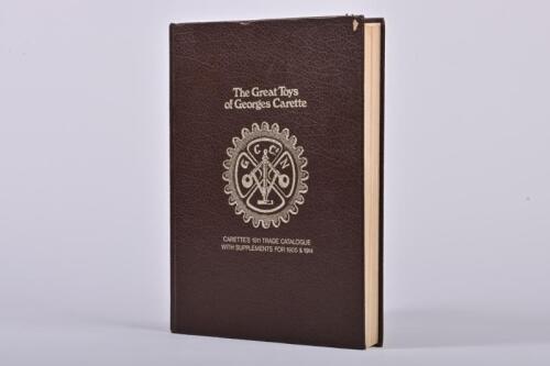 MODEL TOYS: A rare hardcover book 'The Great Toys of Georges Carette' by Allen Levy, reprinted in 1978