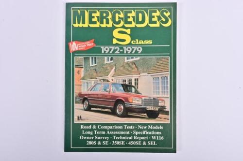 MERCEDES: A softcover book 'Mercedes S Class 1972-1979' by Brooklands Books