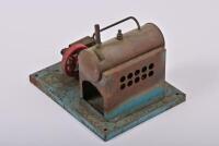 TOY STEAM ENGINE: A circa 1950s Parken toy steam engine, made in Bairnsdale Victoria, 14cm high - 2