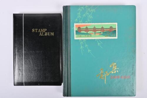 STAMPS: Two albums of international stamps