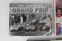 GRAND PRIX: Three hardcover books detailing Grand Prix history. One with Christopher Hilton signature. - 3
