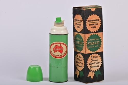 VACUUM BOTTLE/THERMOS: A 'UNIVERSAL STANLEY VACUUM BOTTLE' by Embassy