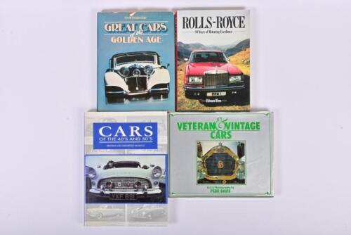 MID CENTURY CARS: Four large format books relating to mid-20th century cars, including 'CARS OF THE 40's AND 50'S'