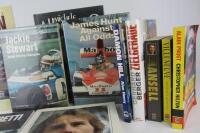 F1 DRIVERS: A group of books detailing F1 driver careers. Berger/Boutsen signatures. - 4