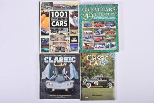 CLASSIC CARS: Four large format hardcover books relating to classic cars, including 'GREAT CARS OF THE 20TH CENTURY', by Arch Brown and Richard M Langworth