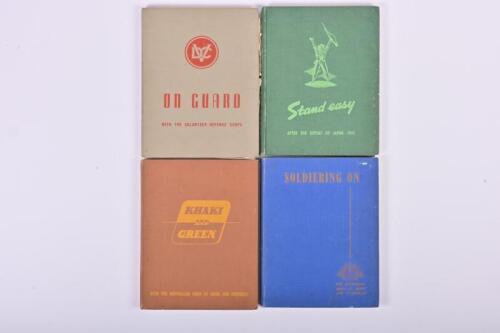 WORLD WAR II: Four WWII era hardcover books published by The Australian War Memorial, including 'ON GUARD'