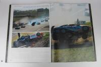 RACING CRASHES: Very large hardcover book detailing car racing crashes. - 2