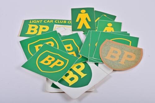 B.P: A collection of original B.P unused stickers