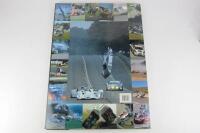RACING CRASHES: Very large hardcover book detailing car racing crashes. - 3
