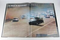 RACING CRASHES: Very large hardcover book detailing car racing crashes. - 4