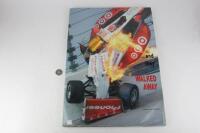 RACING CRASHES: Very large hardcover book detailing car racing crashes. - 5