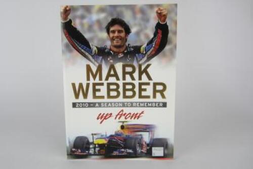 WEBBER: A Mark Webber signed copy of 'Mark Webber - upfront'