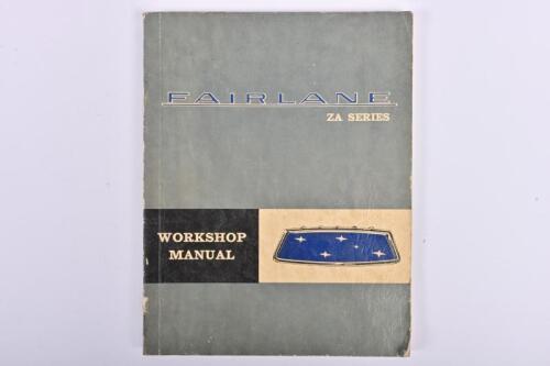 FORD: A Ford Fairlane ZA Series workshop manual