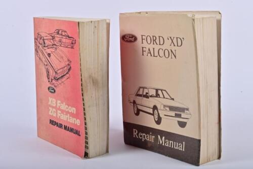 FORD: Two Ford repair manuals, XD falcon and XB Falcon/ZG Fairlane