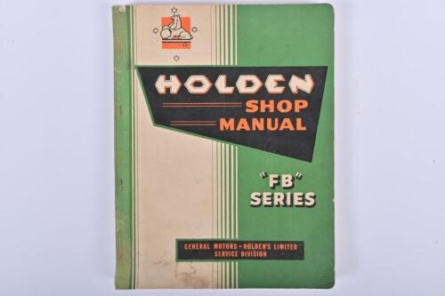 HOLDEN: An original Holden FB series shop manual