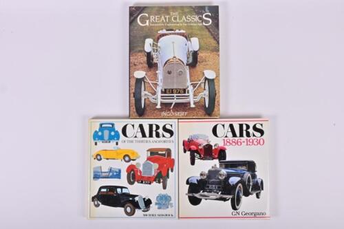 CLASSIC CARS: Three large format hardback books relating to classic cars, including 'The Great Classics' by Ingo Seiff