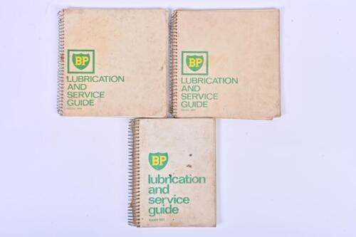 BP: Three lubrication and service guides 1969 (2) and 1970