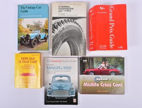 VINTAGE CARS: Six collectors reference and buyer guides relating to vintage cars, including 'The Vintage Car Guide'