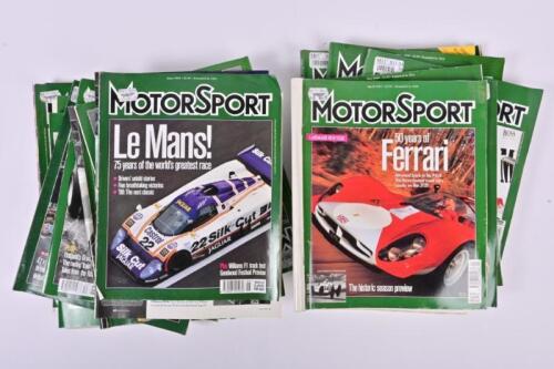 MOTORSPORT MAGAZINES: A large collection of Motorsport magazines