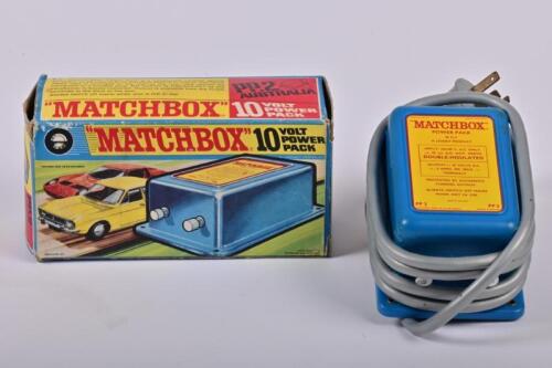 MATCHBOX: A circa 1970s Matchbox 10 volt power pack transformer for track racing