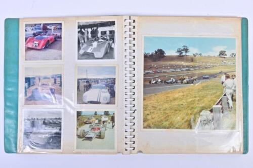 TOURING CARS: An original photo album of Australian Touring Car Championship and Australian Sports Car Championship believed to be taken in the early 70s. Photos include many paddock photos and some Racing images. Included are photos of significant cars s