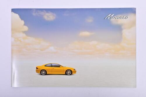 MONARO: An impressive Monaro CV8 Coupe sales brochure