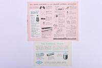 NASCO: Two circa 1950s Nasco Holden accessories sales brochures, monotone picture and accessory lists with sales narrative - 2