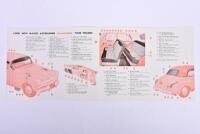 NASCO: Two circa 1950s Nasco Holden accessories sales brochures, monotone picture and accessory lists with sales narrative - 3