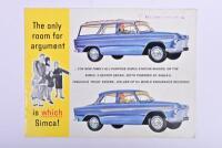 CHRYSLER: An original Australian Chrysler Simca sales brochure. Dealer stamped &lsquo;CHRYSLER AUSTRALIA LIMITED, ADELAIDE'