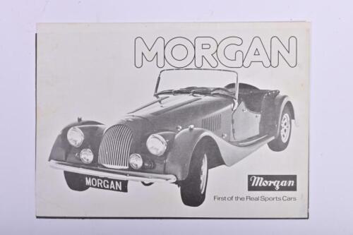 MORGAN: An original Australian Morgan 4/4 and plus 8 sales brochure, single sheet three page fold-out, black and white pictures with model specifications and sales narrative, Australian distributor details to rear