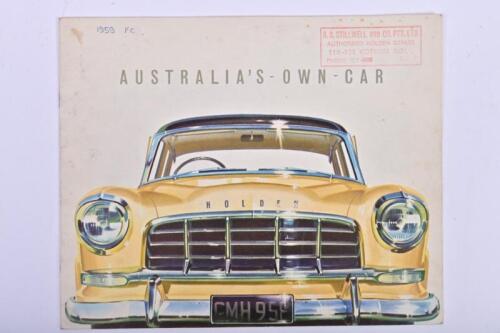 HOLDEN: A 1959 Holden F.C sales brochure