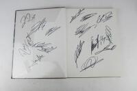 FORMULA 1: 1998 F1 Season Hardcover book signed by multiple F1 drivers. Includes Coulthard, Hakkinen, Villeneuve signatures. - 3