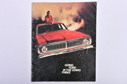 FORD: An original late 1970 Ford XY &ldquo;Going Ford is the going thing!&rdquo; sales brochure with Ron Flanagan Motors 80-88 Main St, Bairnsdale dealer stamp