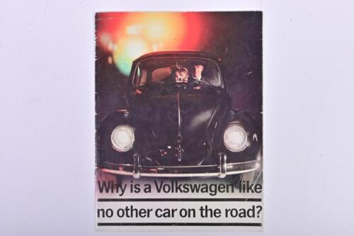 VOLKSWAGEN: An original Volkswagen Beetle detailed information brochure
