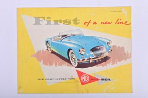 MG: A 1950's MG&nbsp;MGA sales brochure