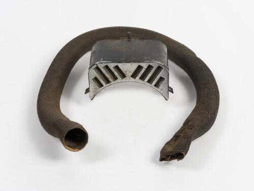 JAGUAR: A Jaguar MkII rear passenger central heater vent with a section of original piping