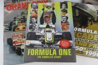 F1 HISTORY: A group of F1 history books. - 2