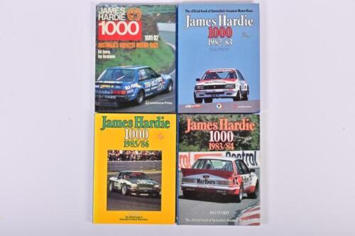 JAMES HARDIE 1000: Four 'James Hardie 1000' hardcover books, 1981-85