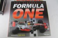 F1 HISTORY: A group of F1 history books. - 9
