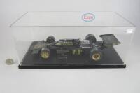 LOTUS 72: A large highly detailed model kit car of Lotus 72 as driven by Emerson Fittipaldi.