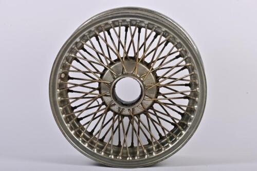 JAGUAR/ASTON: A circa 1970s chrome 15' wire wheel to suit Jaguar and Aston Martin