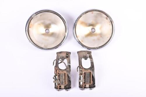 DIPPING HEADLIGHTS: A pair of LUCAS solenoid dipping head lights